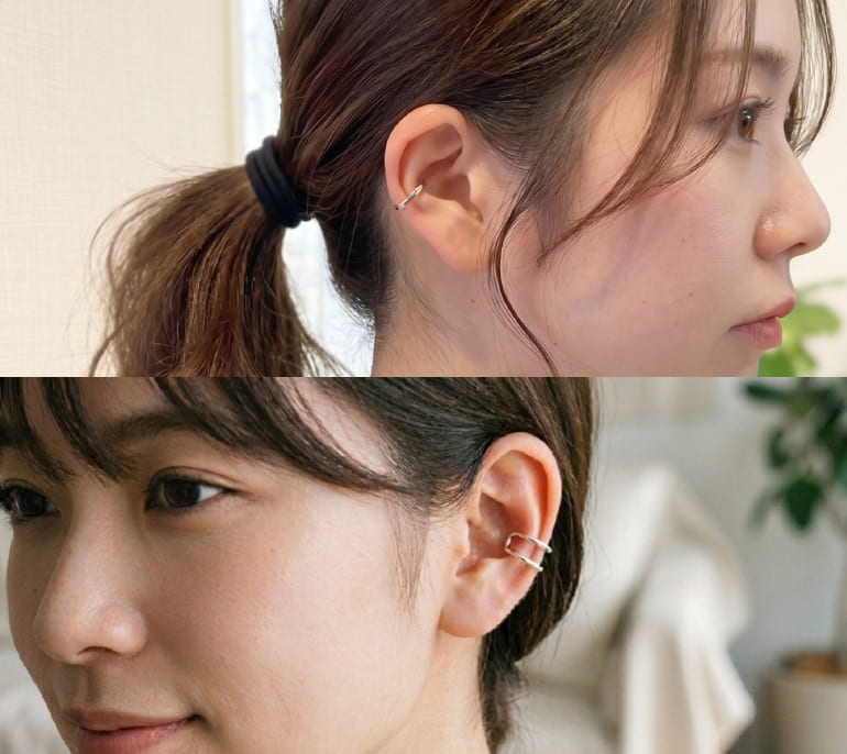 長崎旅行の記念に、形に残る「手作りイヤカフ体験」はいかがですか？うつくしみ長崎店では、約1時間で当日持ち帰りOKのワークショップを開催中。旅の記憶を刻んだ世界にひとつのオリジナルアクセサリーをお土産にどうぞ。